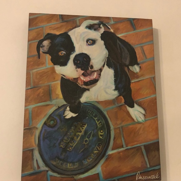 Canvas Dog Print - Picture 3 of 3